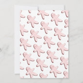 Kerstontbijtontbijt Meisje Baby shower Kaart (Achterkant)