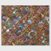 Kerstontbijtontbijtkerstcadeau voor kerstcadeaus O Cadeaupapier (Vlak)