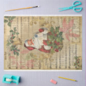  kerstontkoppeling voor Santa Music Poinsettia Tissuepapier (Craft)