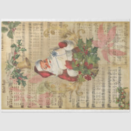  kerstontkoppeling voor Santa Music Poinsettia Tissuepapier