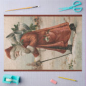  kerstontvlechting kerstman tissuepapier (Craft)