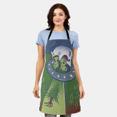 Kerstontvoering Schort (Gedragen)