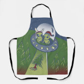 Kerstontvoering Schort (Voorkant)