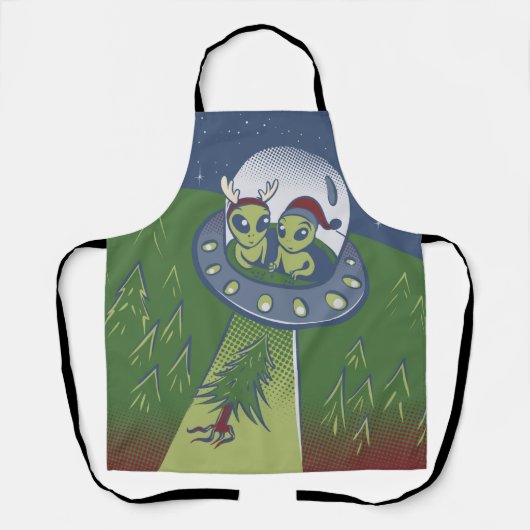 Kerstontvoering Schort (Voorkant)