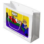 kerstontwerp 11 groot cadeauzakje (Voorkant Gekanteld)