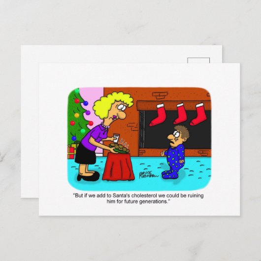 Kerstontwerp 3 briefkaart (Voorkant / Achterkant)