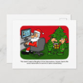 Kerstontwerp 4 briefkaart (Voorkant / Achterkant)