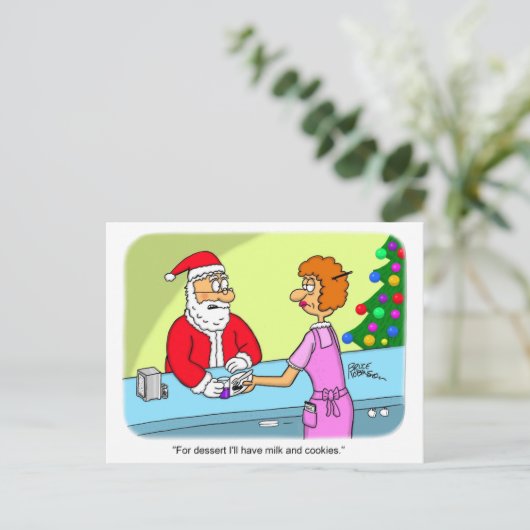 Kerstontwerp 8 briefkaart (Staand voorkant)