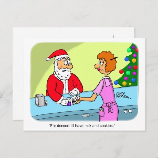 Kerstontwerp 8 briefkaart (Voorkant / Achterkant)