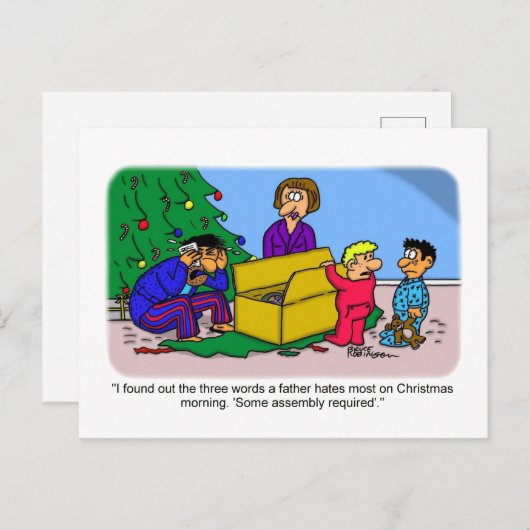 Kerstontwerp 9 briefkaart (Voorkant / Achterkant)