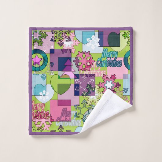 Kerstontwerp Bad Handdoek (Wasdoekje)