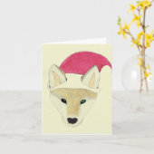 Kerstontwerp, blanco kaart (Gele Bloem)