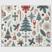 Kerstontwerp Cadeaupapier (Vlak)