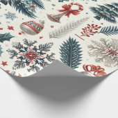 Kerstontwerp Cadeaupapier (Hoek)