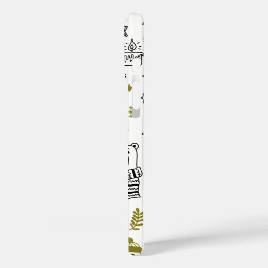 kerstontwerp Case-Mate iPhone case (Achterkant / Links)