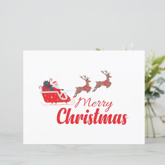 Kerstontwerp en rendieren (Staand voorkant)