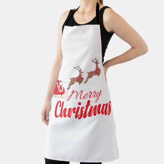 Kerstontwerp en rendieren schort (Insitu)