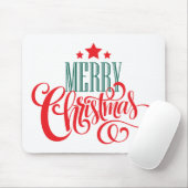 Kerstontwerp en sterren muismat (Met muis)