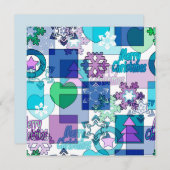 Kerstontwerp Feestdagenkaart (Voorkant / Achterkant)