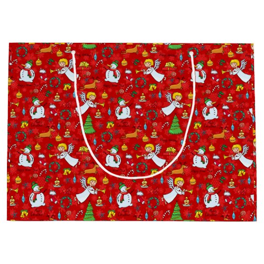 Kerstontwerp Groot Cadeauzakje (Voorkant)