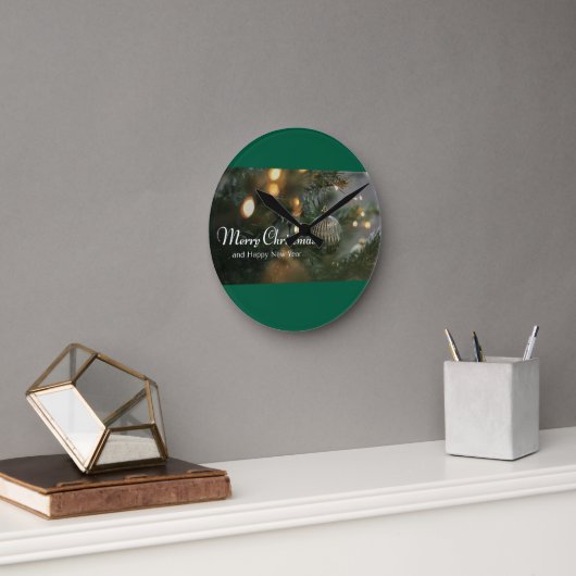 Kerstontwerp horloges ronde klok (Kantoor)