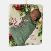 Kerstontwerp Keramisch Ornament (Rechts)