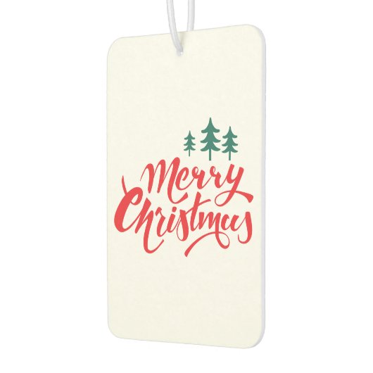 Kerstontwerp met bomen luchtverfrisser (Links)