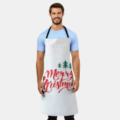 Kerstontwerp met bomen schort (Gedragen)