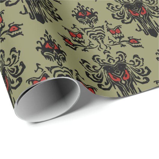 Kerstontwerp met gevlekte beugel cadeaupapier (Rol Hoek)