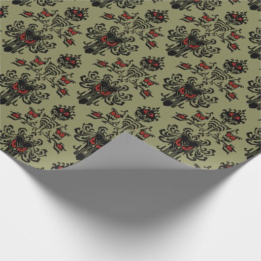 Kerstontwerp met gevlekte beugel cadeaupapier (Hoek)