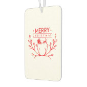 Kerstontwerp met rendier luchtverfrisser (Links)