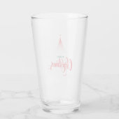 Kerstontwerp met sterren glas (Achterkant)
