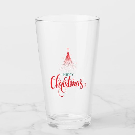 Kerstontwerp met sterren glas (Voorkant)