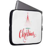 Kerstontwerp met sterren laptop sleeve (Voorkant Rechts)