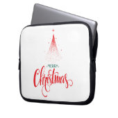 Kerstontwerp met sterren laptop sleeve (Voorkant Links)