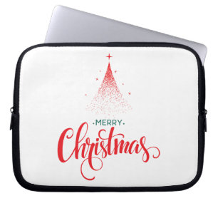 Kerstontwerp met sterren laptop sleeve