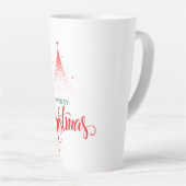 Kerstontwerp met sterren latte mok (Rechterhoek)