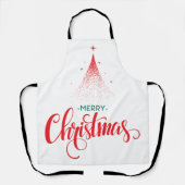 Kerstontwerp met sterren schort (Voorkant)