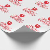 Kerstontwerp — Santa Bard Cadeaupapier (Hoek)