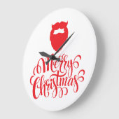 Kerstontwerp — Santa Bard Grote Klok (Hoek)