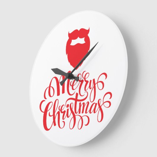 Kerstontwerp — Santa Bard Grote Klok (Hoek)