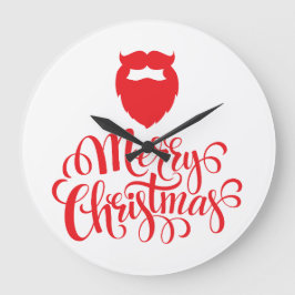 Kerstontwerp — Santa Bard Grote Klok