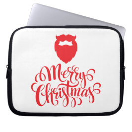 Kerstontwerp — Santa Bard Laptop Sleeve