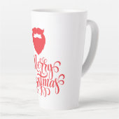 Kerstontwerp — Santa Bard Latte Mok (Rechterhoek)