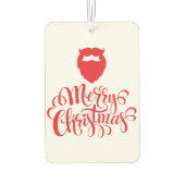 Kerstontwerp — Santa Bard Luchtverfrisser (Achterkant)