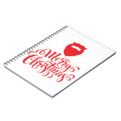 Kerstontwerp — Santa Bard Notitieboek (Linkerzijde)