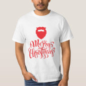 Kerstontwerp — Santa Bard T-shirt (Voorkant)