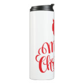 Kerstontwerp — Santa Bard Thermosbeker (Gedraaid links)