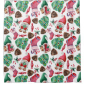 Kerstontwerp — Showgordijn Douchegordijn (Voorkant)