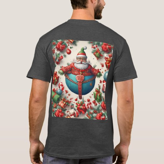 Kerstontwerp T-shirt (Achterkant)